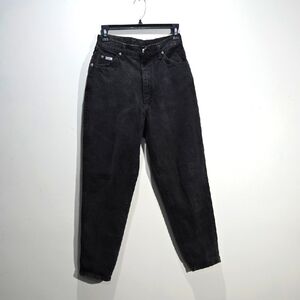 Vintage Lee Black High Rise Petite Jeans 10P